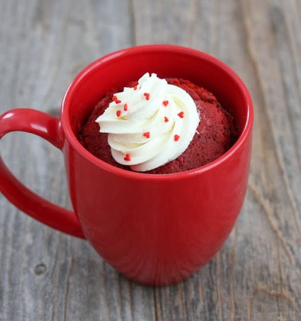 Red Velvet Mug Cake