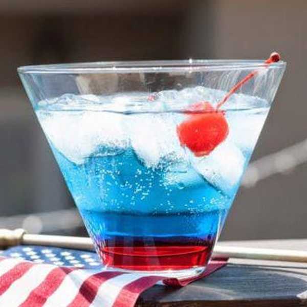 red white and blue cocktail