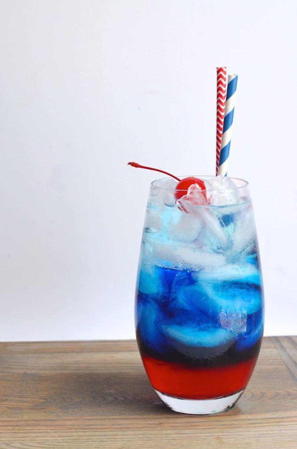 red white and blue firecracker cocktail