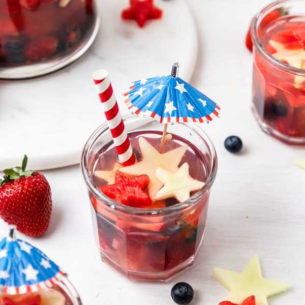 Red White & Blue Sangria