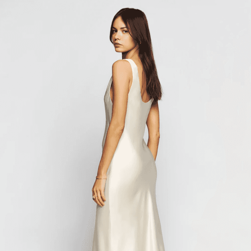 reformation brendan satin dress Reformation Brendan Satin Dress