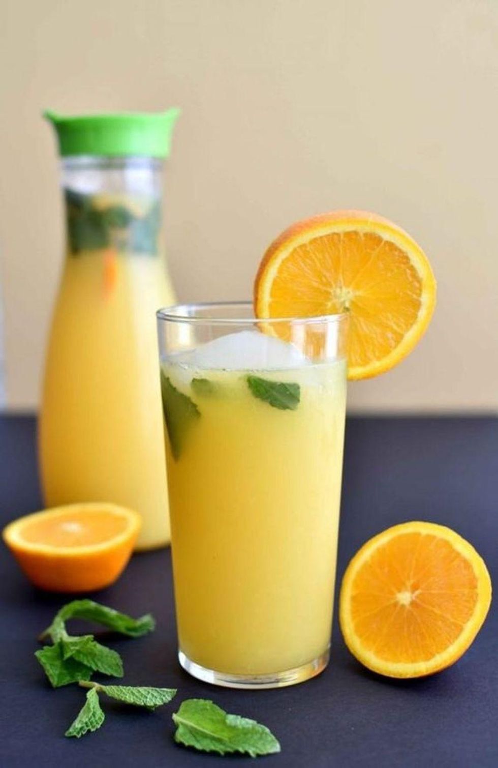 Refreshing Orange Mint Mocktail
