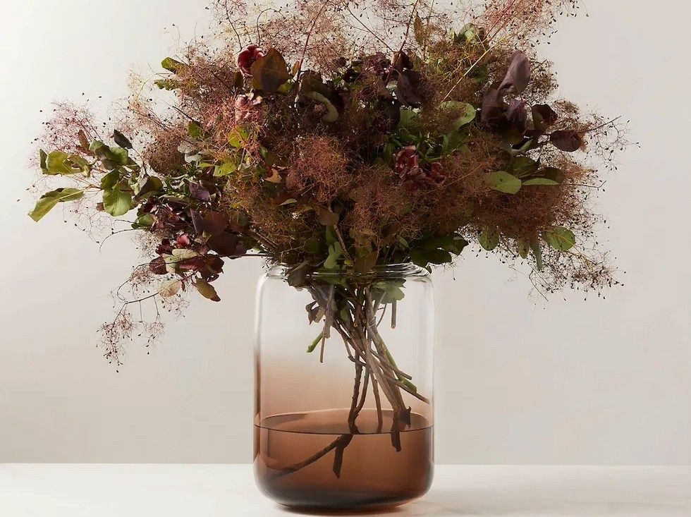 Regine Brown Glass Vase by goop