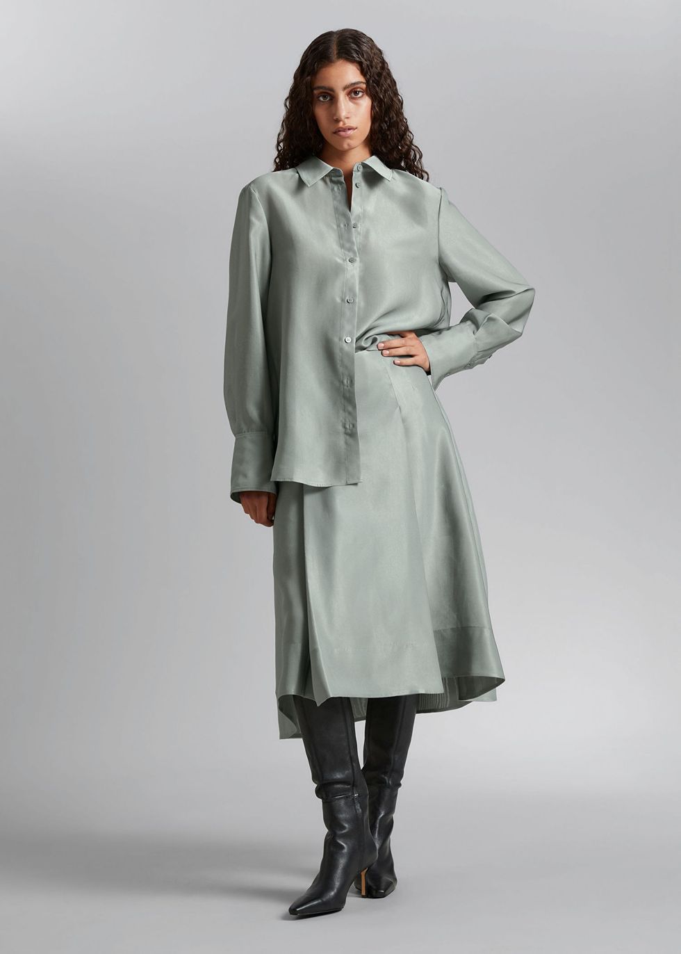 Regular-Fit Sheer Shirt