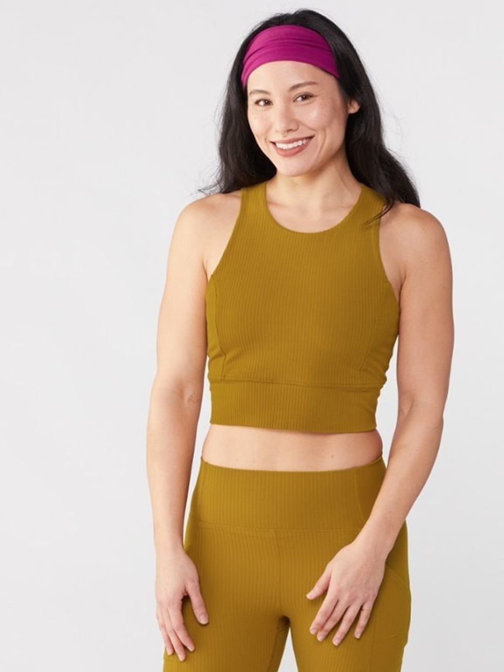 REI Co-op Active Pursuits Ribbed Bra Top