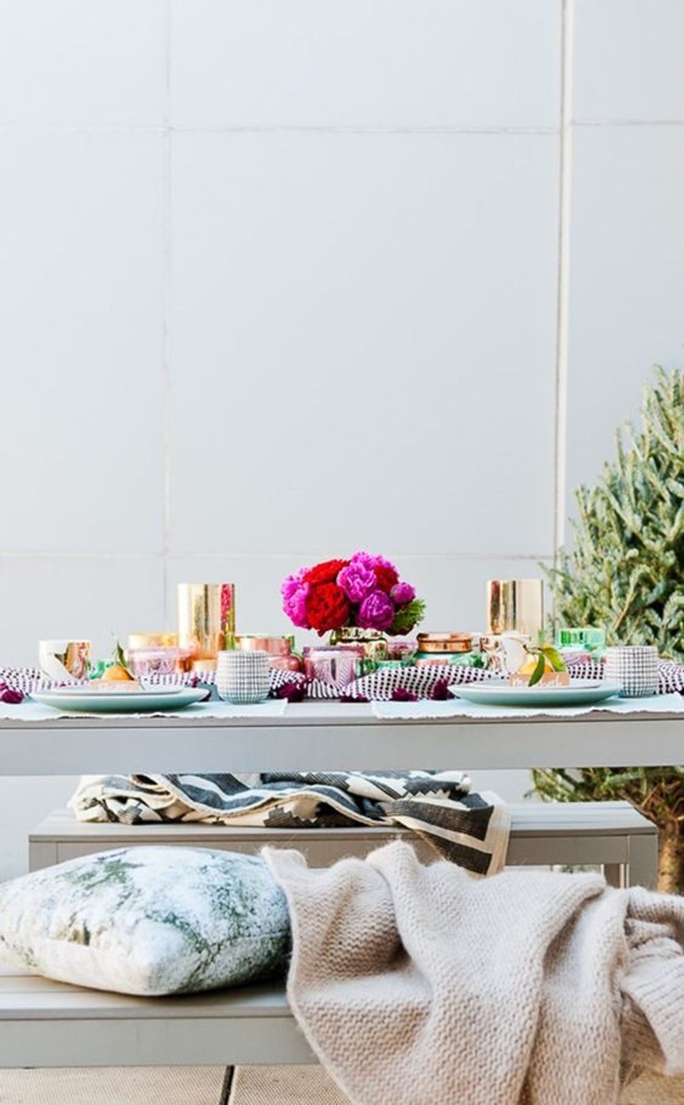 relaxed bridal shower Winter Dinner