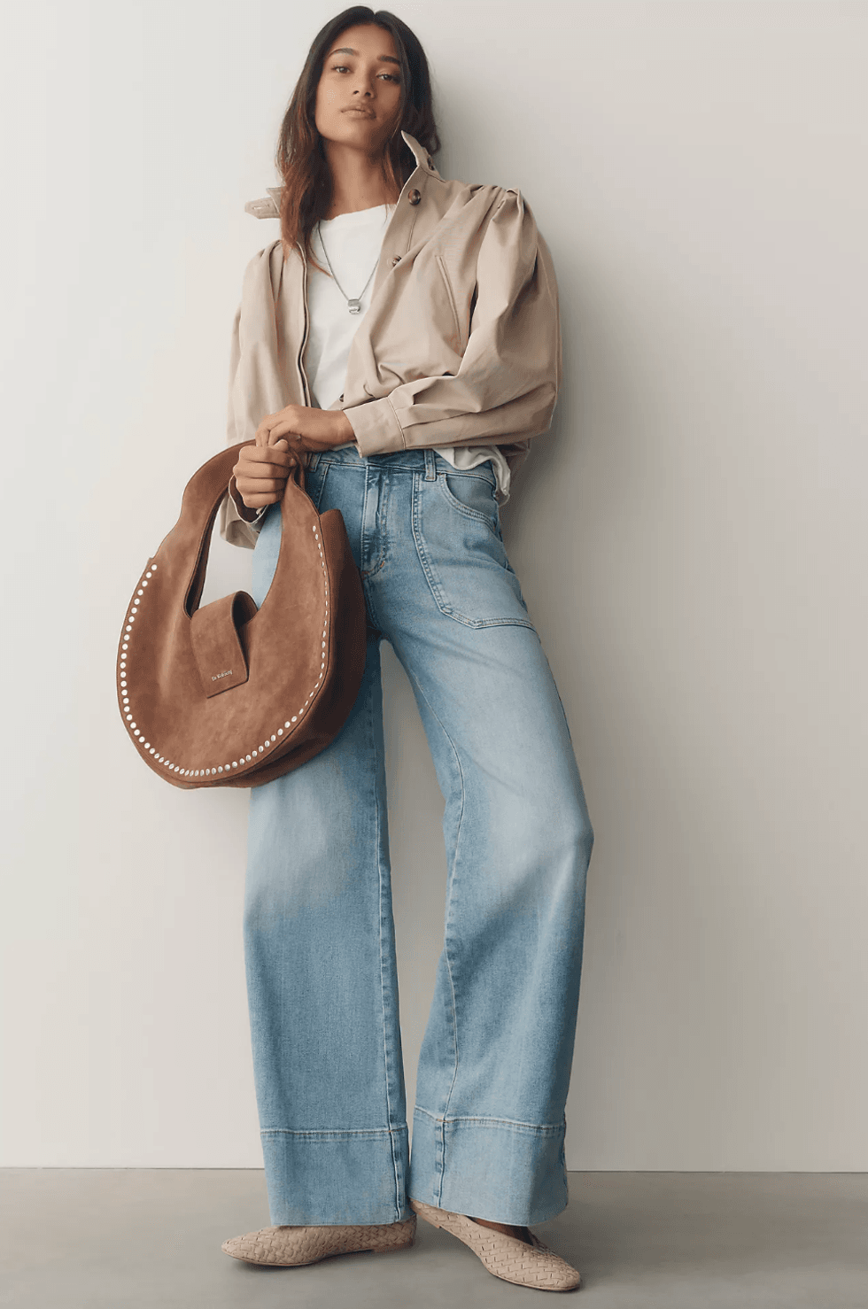 Relaxed High-Rise Flare Jeans