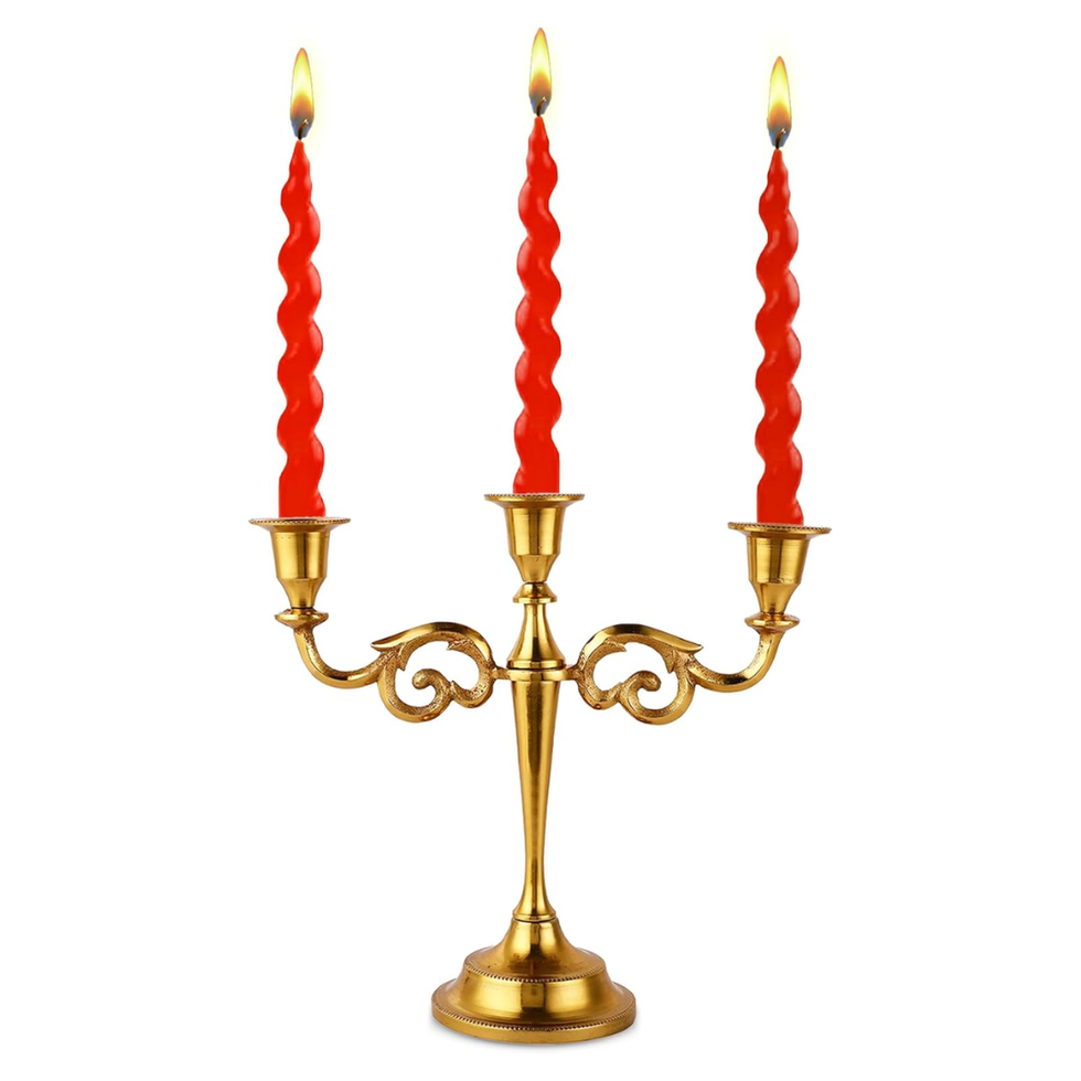 Rely+ 3 Arm Candelabra Taper Candle Holder