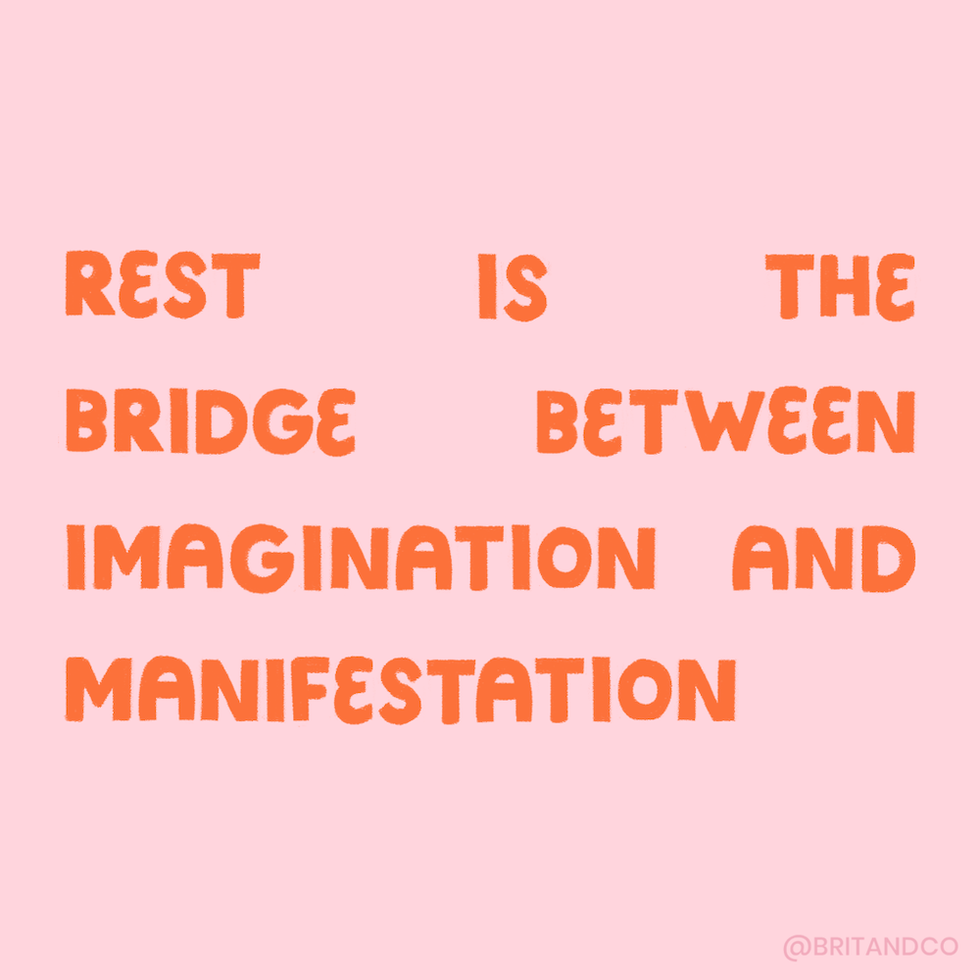 resting imagination manifestation quote
