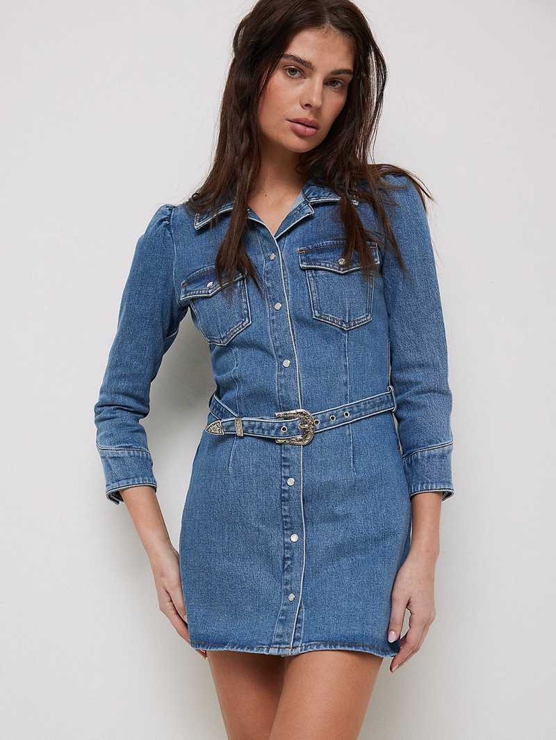 7 Denim Dresses For A 'Yellowstone' Summer - Brit + Co 7 Denim Dresses For A 'Yellowstone' Summer - Brit + Co