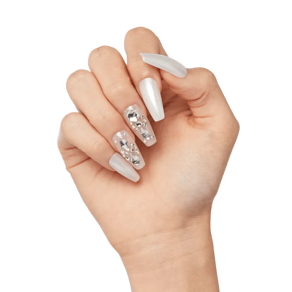 rhinestone nails