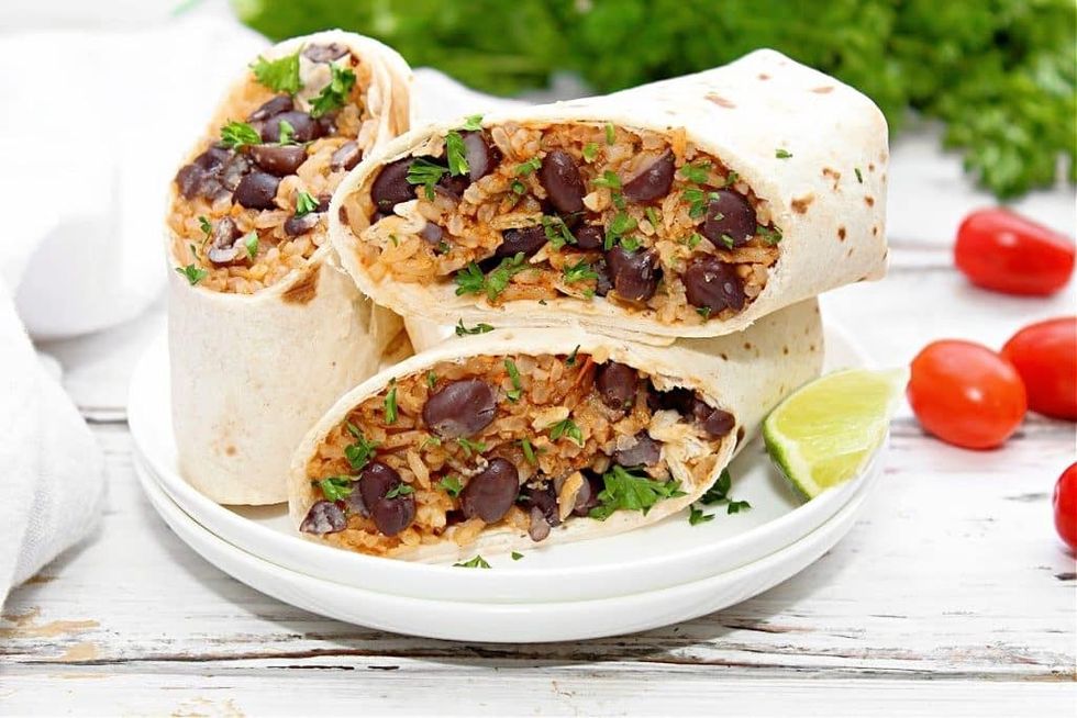 Rice and Bean Burritos