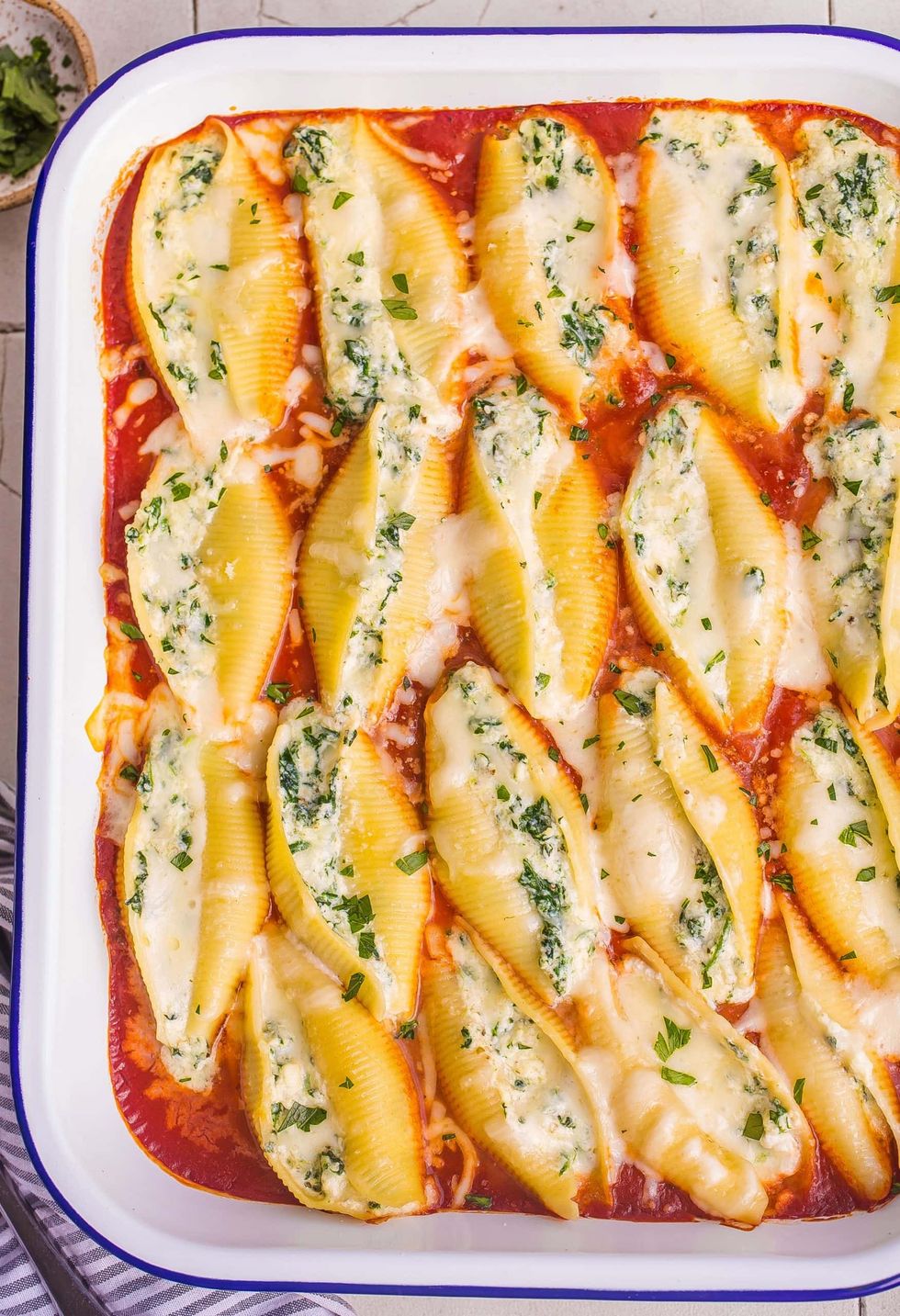Ricotta and Spinach Stuffed Shells