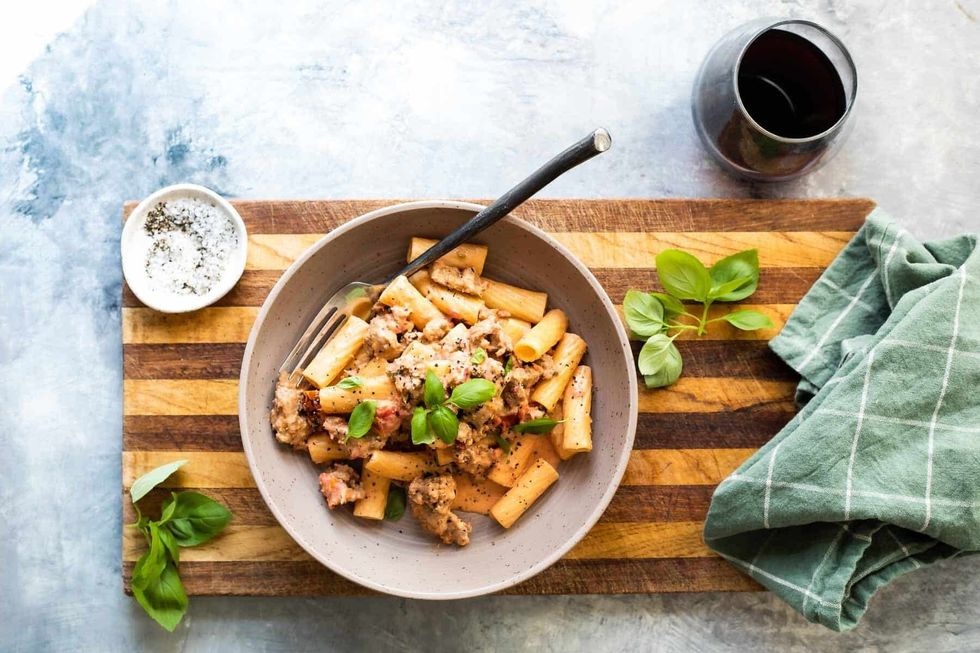 rigatoni with sausage