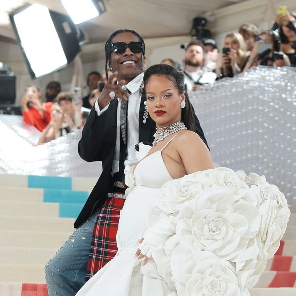 Rihanna and A$AP Rocky at the met gala