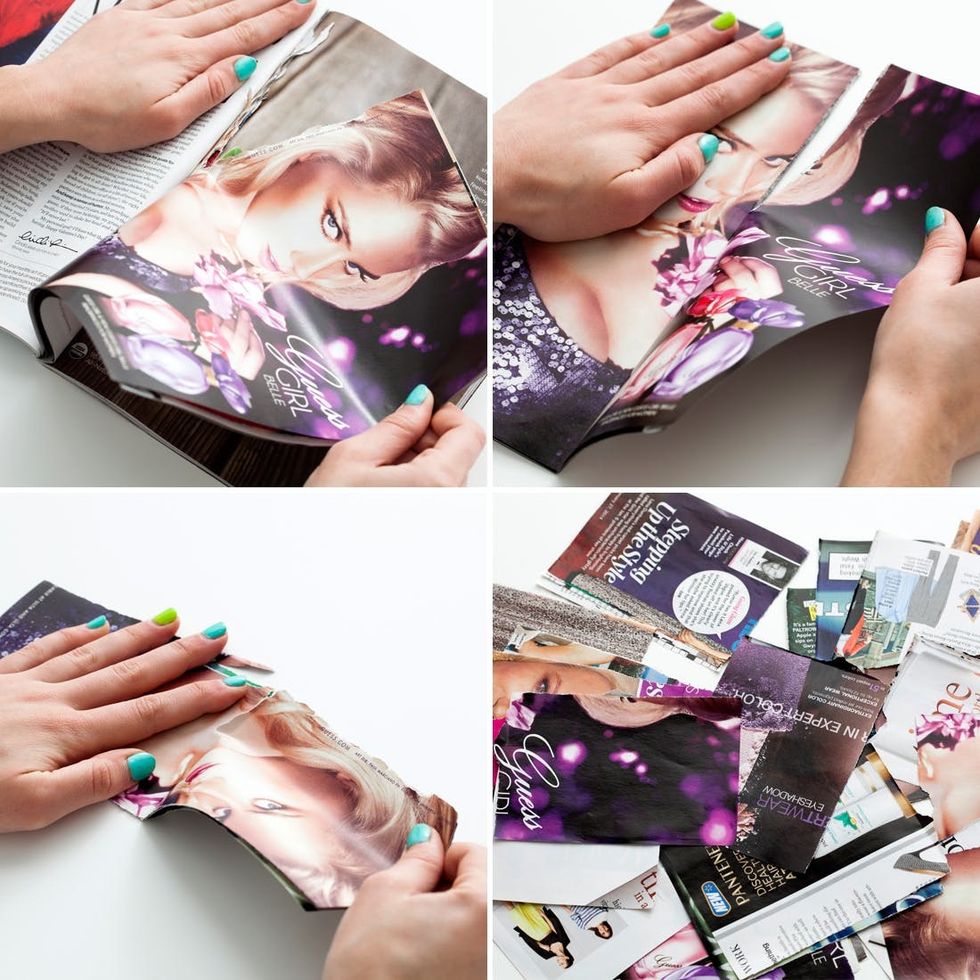 rip out magazine pages