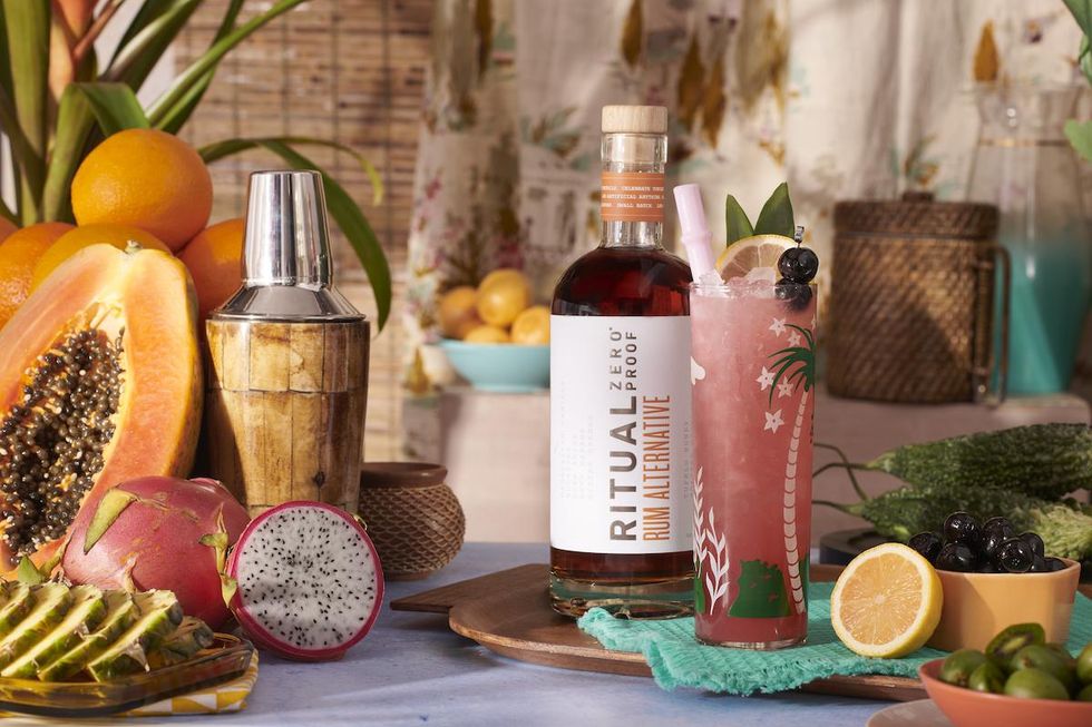 Ritual Zero Proof rum punch