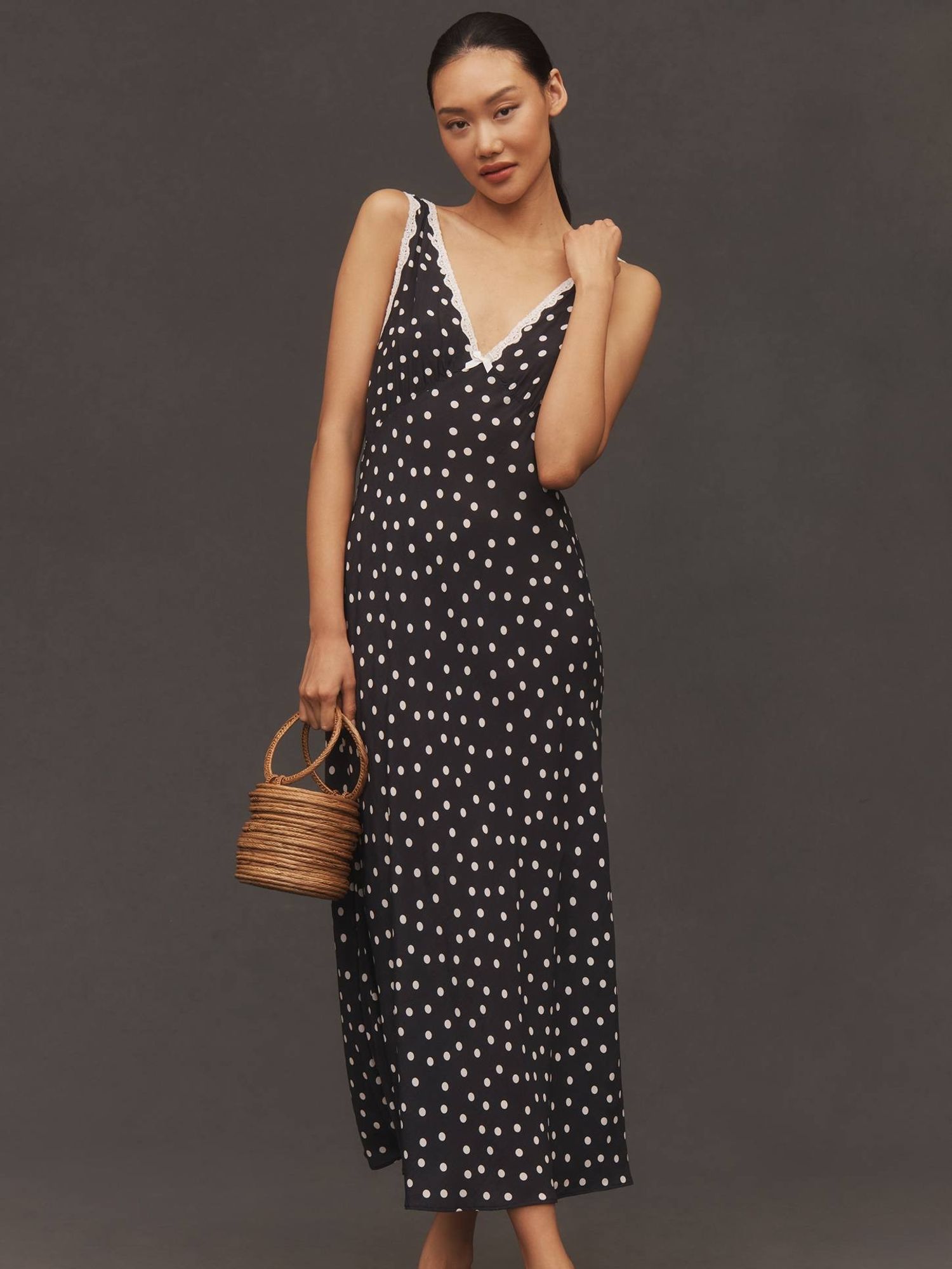RIXO Sandrine Sleeveless Maxi Dress
