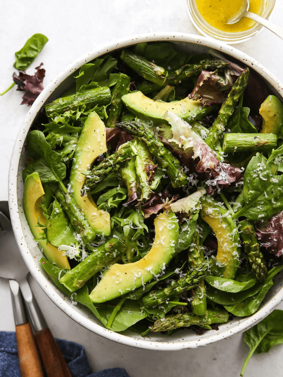 Roasted Asparagus and Avocado Salad