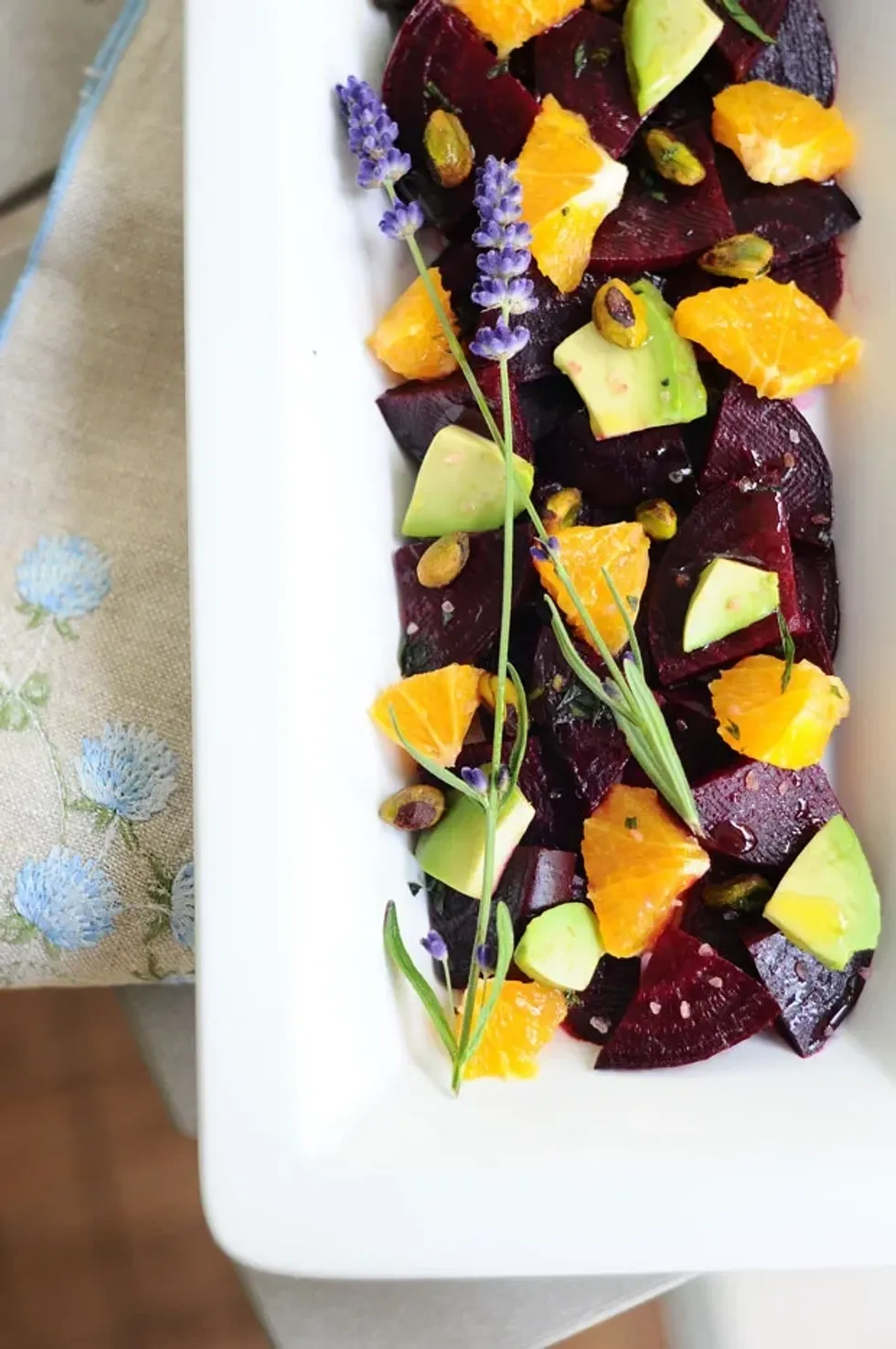Roasted, Beet, Avocado, and Orange Salad (Vegan, Gluten-Free)