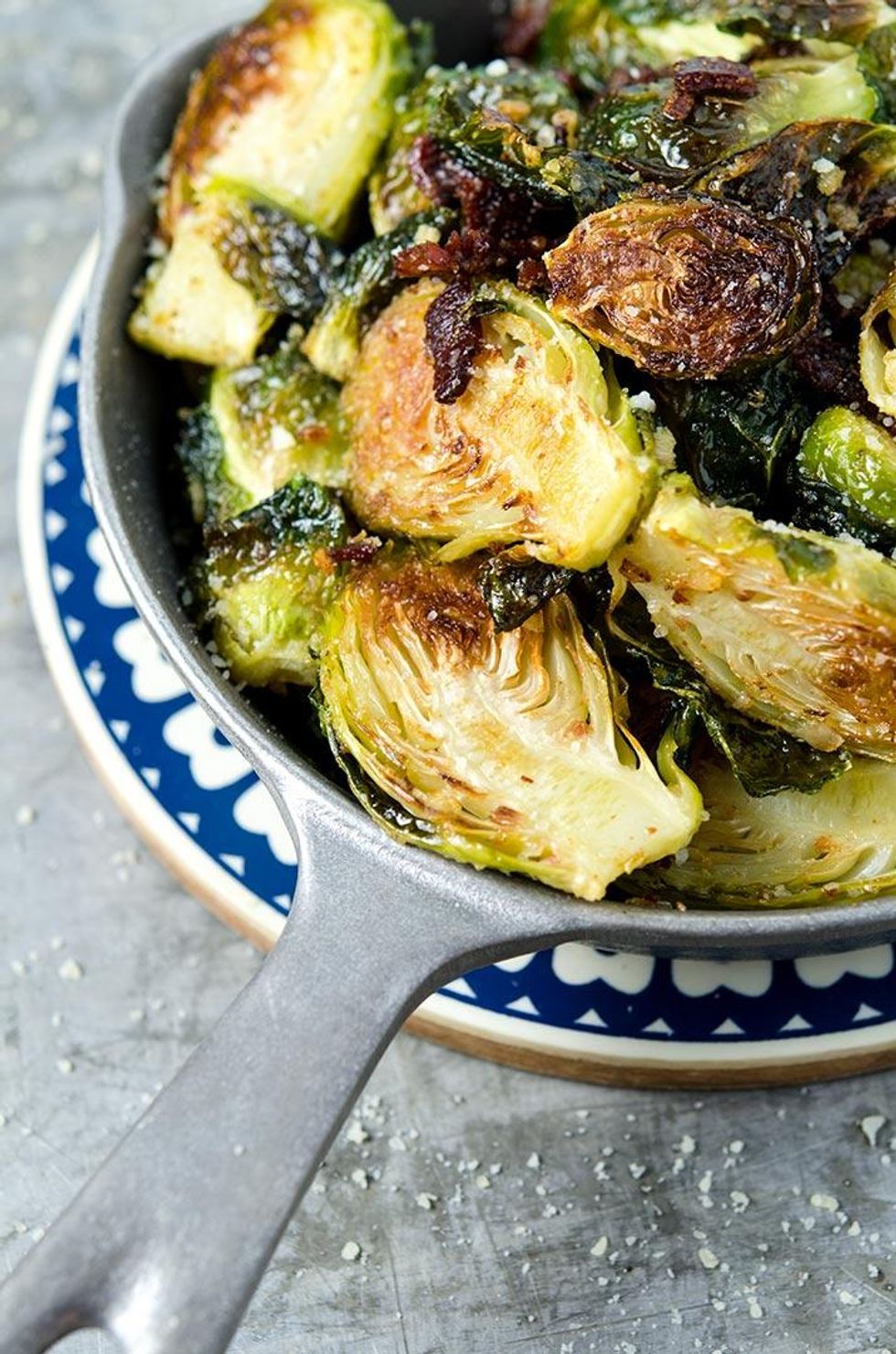 Roasted Brussels Sprouts With Bacon