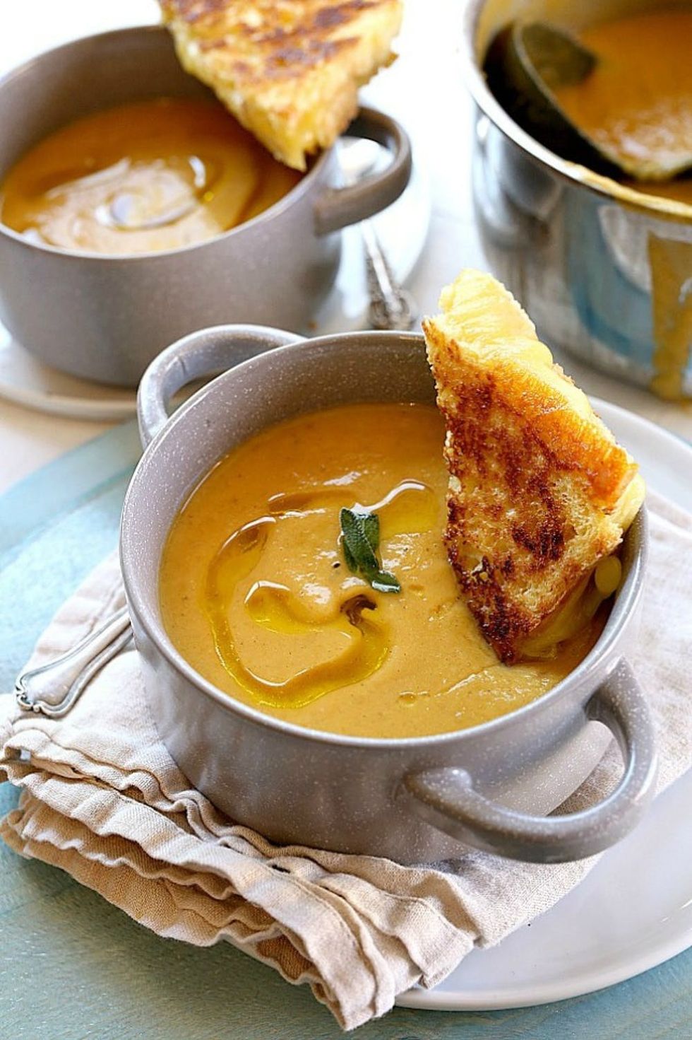 Roasted Butternut Squash and Apple Soup