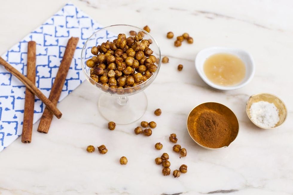 Roasted Chickpeas Honey Cinnamon