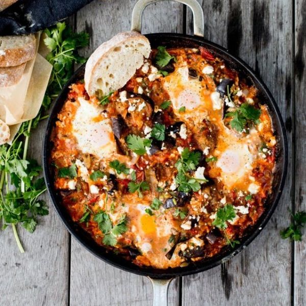 Roasted Eggplant Shakshuka