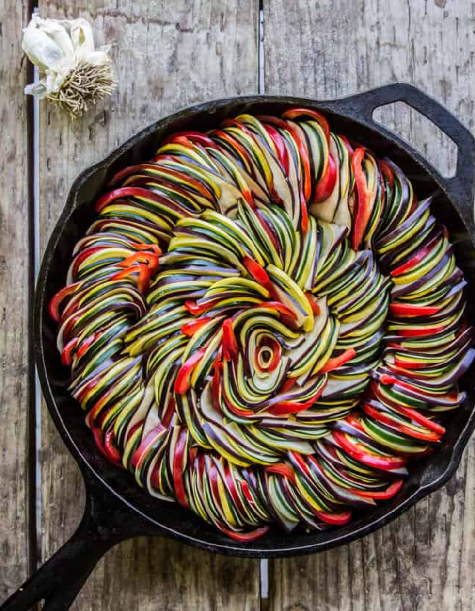 Roasted Garlic Ratatouille
