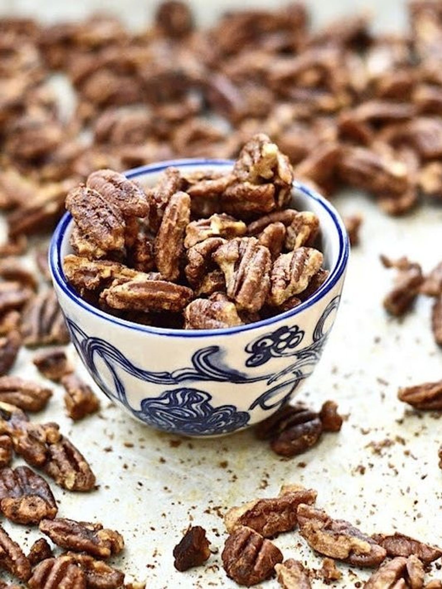 Roasted Honey Dijon Pecans Road Trip Snacks