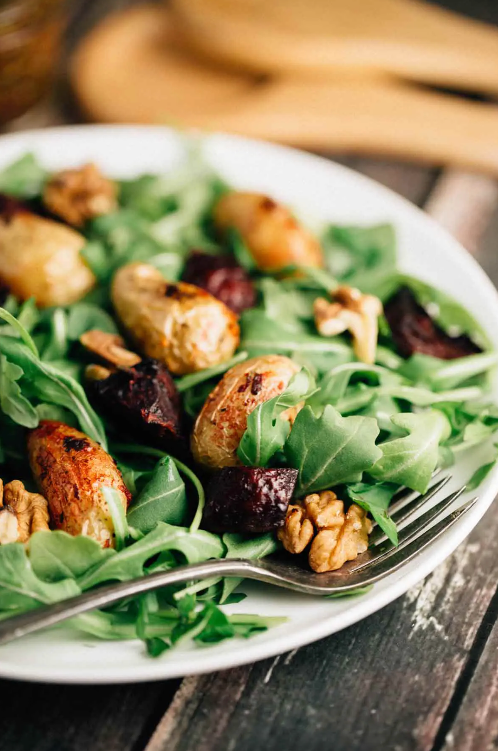 Roasted Potato Beet Salad
