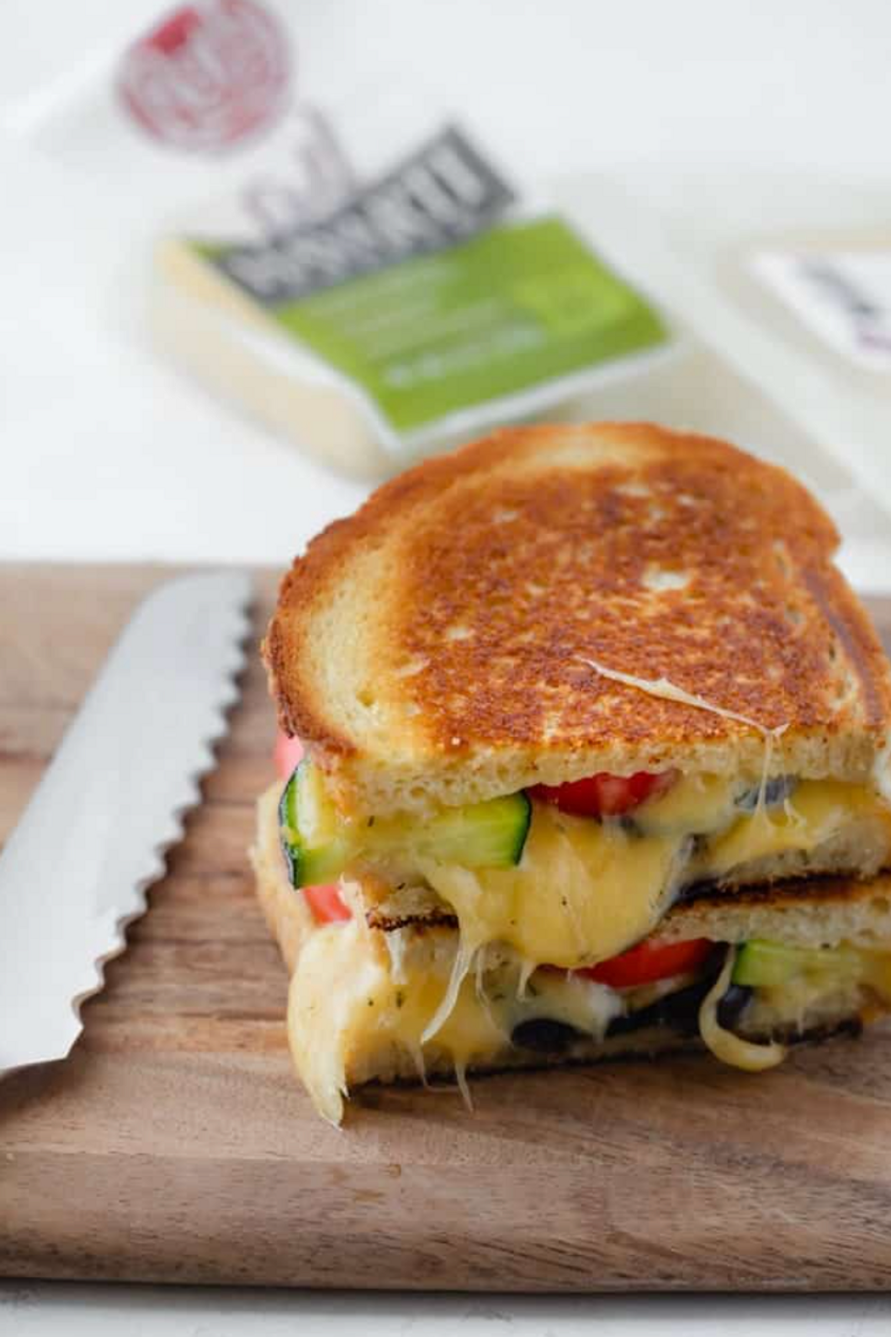 Roasted Vegetable Grilled Cheese recipe