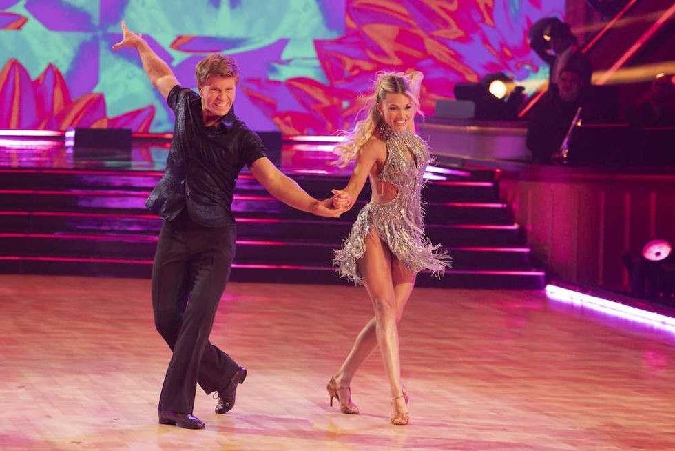 Robert Irwin and Witney Carson on the Dancing with the Stars finale