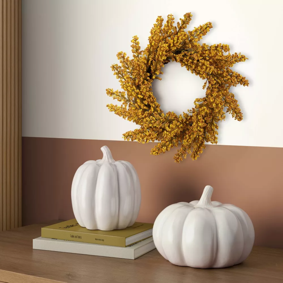 Room Essentials Goldenrod Fall Mini Wreath