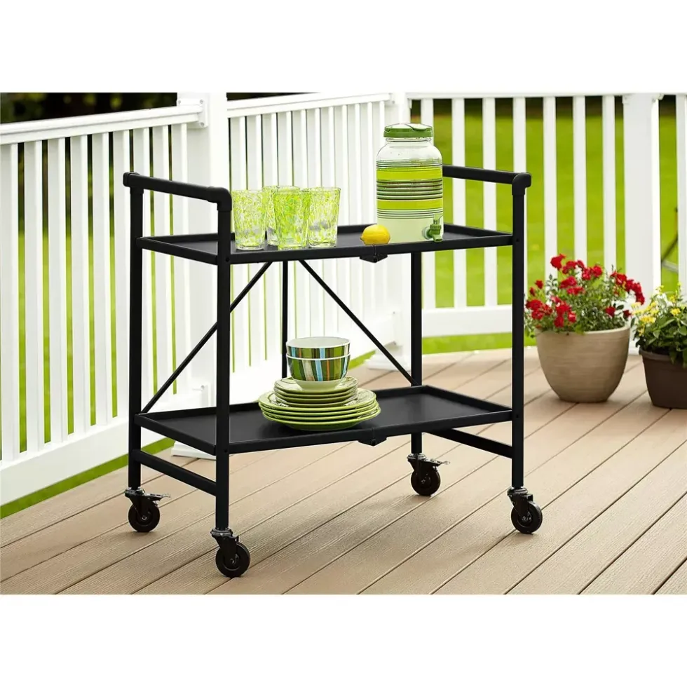 Room & Joy Indoor/Outdoor Folding Serving Cart
