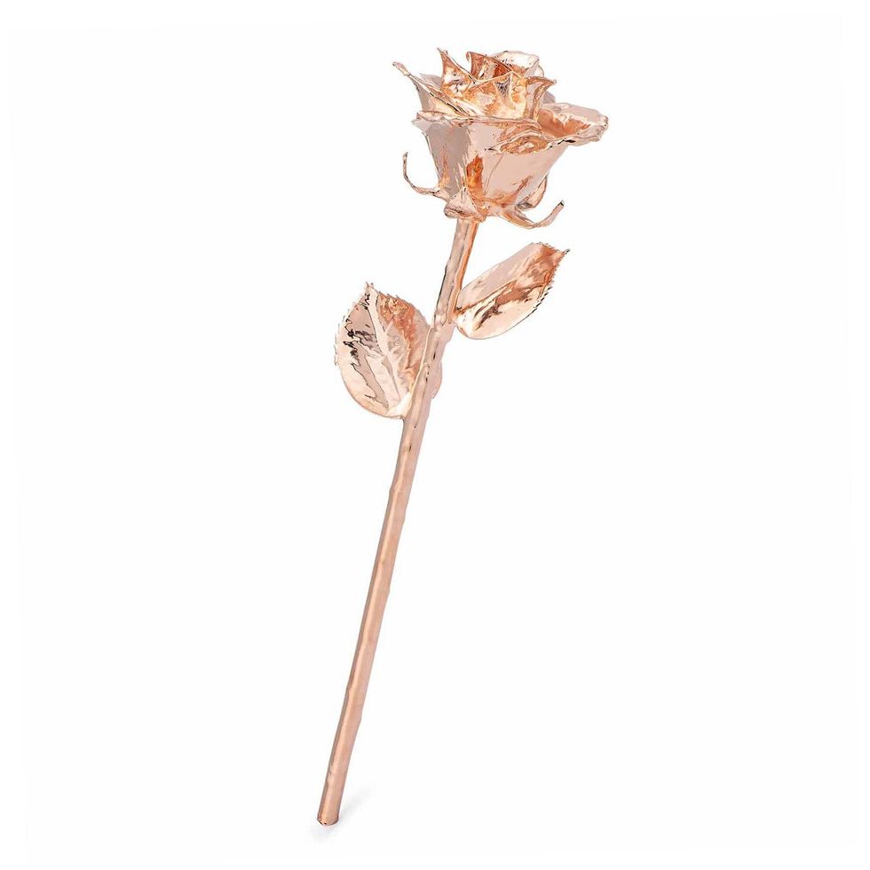 Rose Gold Dipped Forever Rose