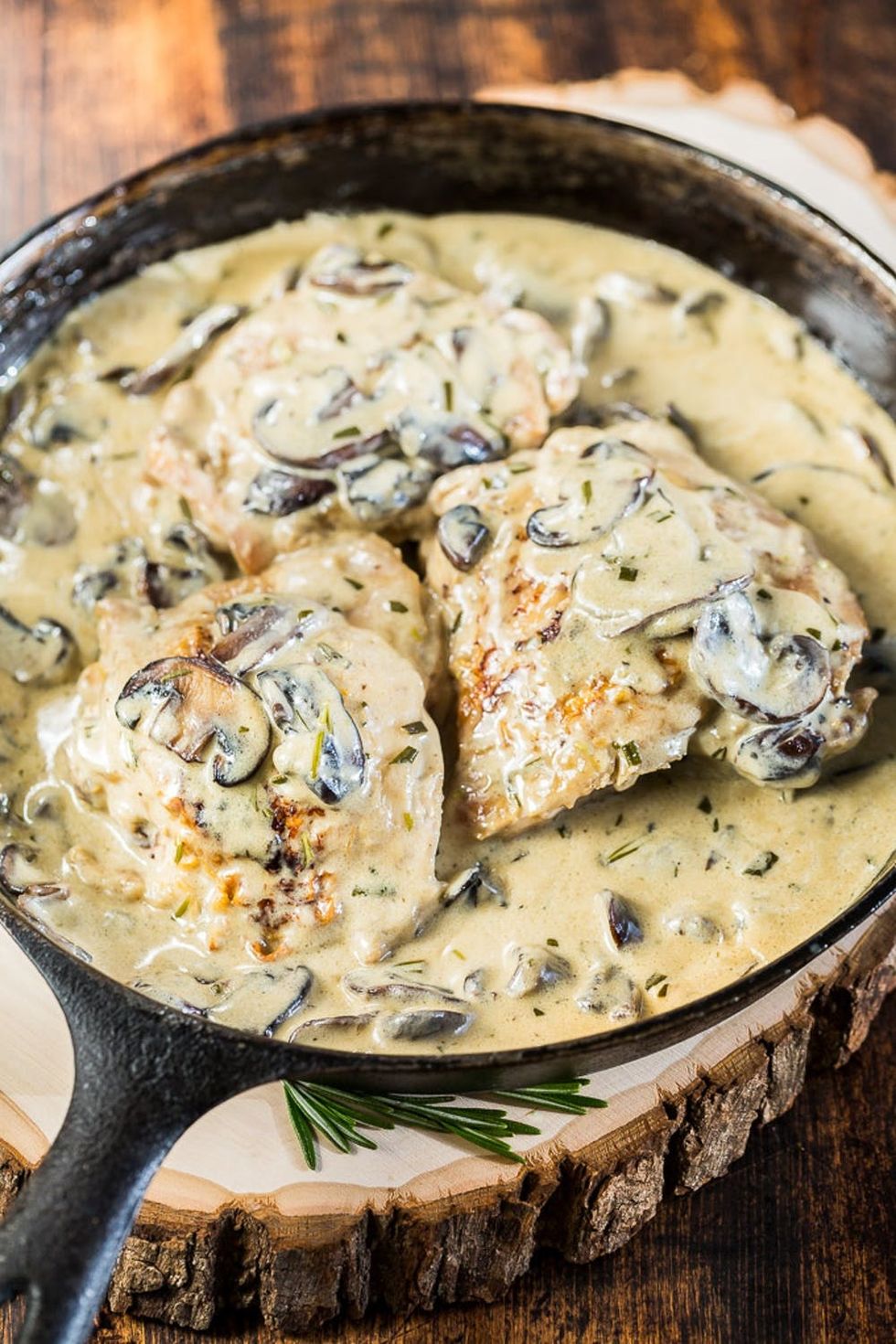 Rosemary Mushroom Cream Sauce