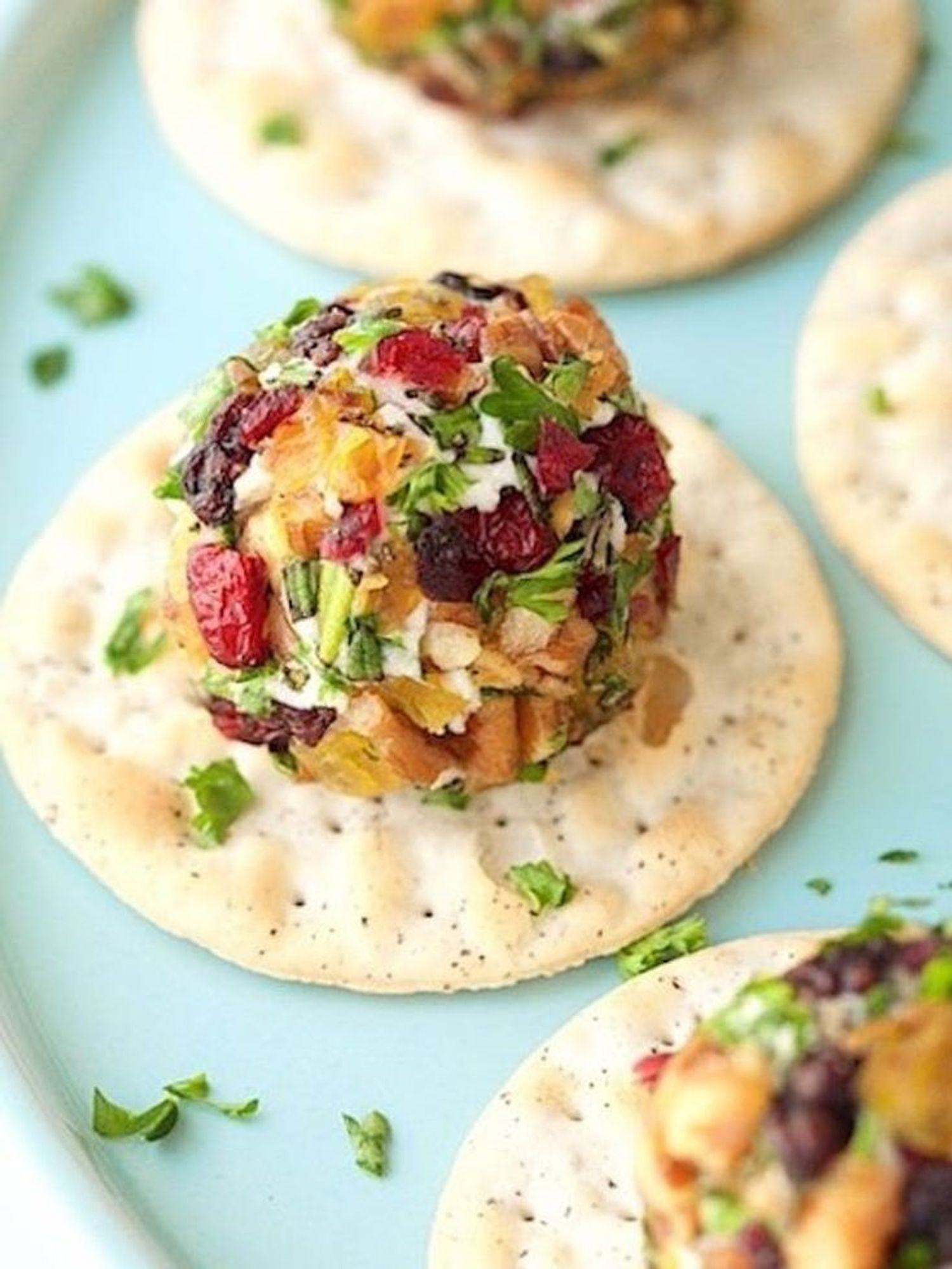 Rosemary Pecan Goat Cheese Truffles