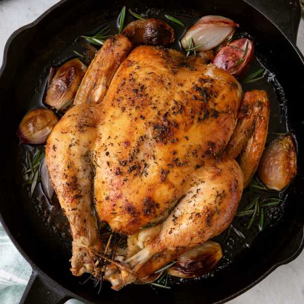 Rosemary Roasted Whole Chicken