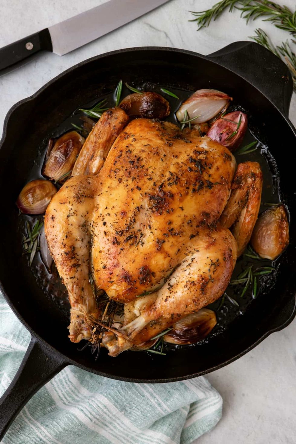 Rosemary Roasted Whole Chicken