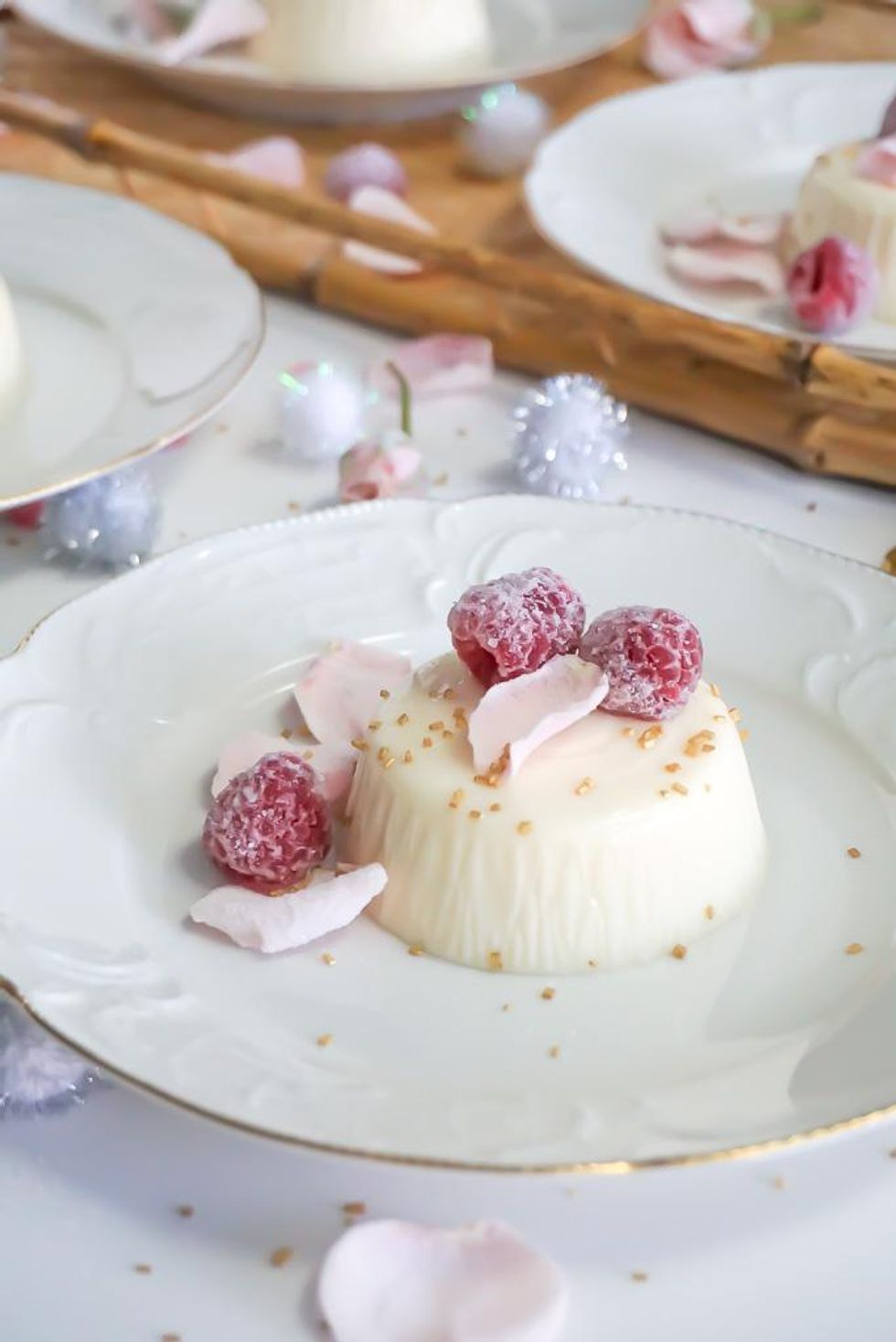 Rosewater Panna Cotta