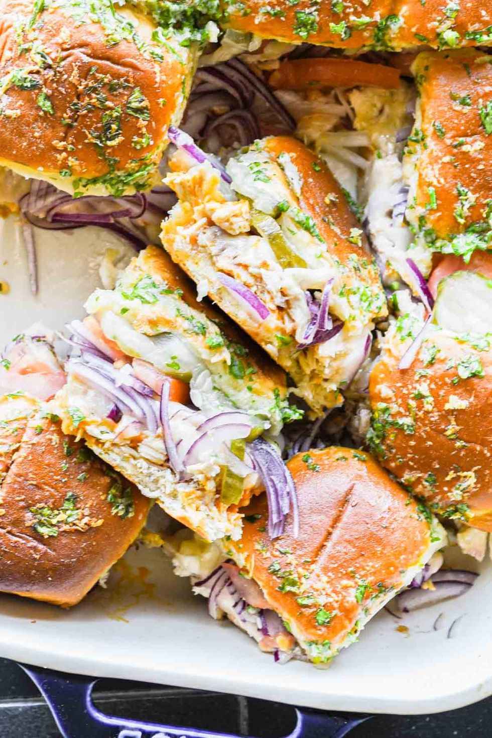 Rotisserie Chicken Sliders