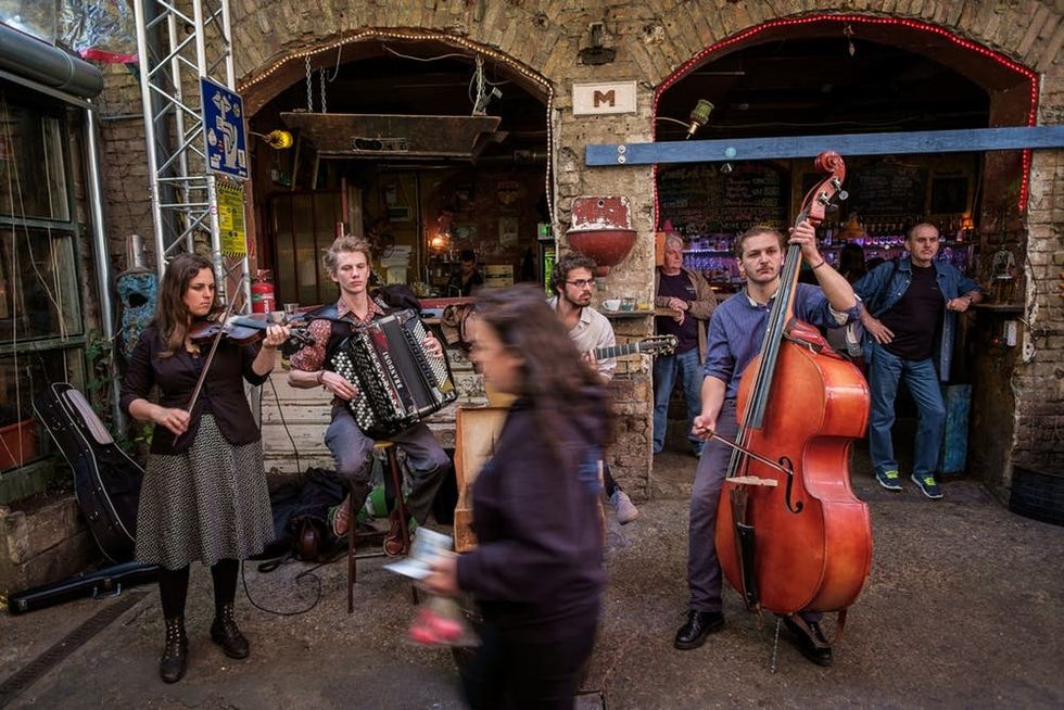 Ruin bar Szimpla Kert in Budapest, Hungary