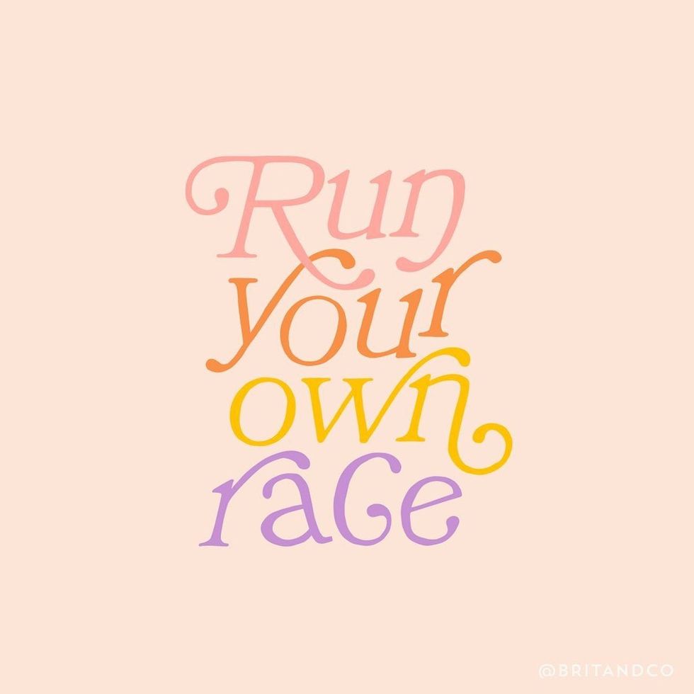 run your own race