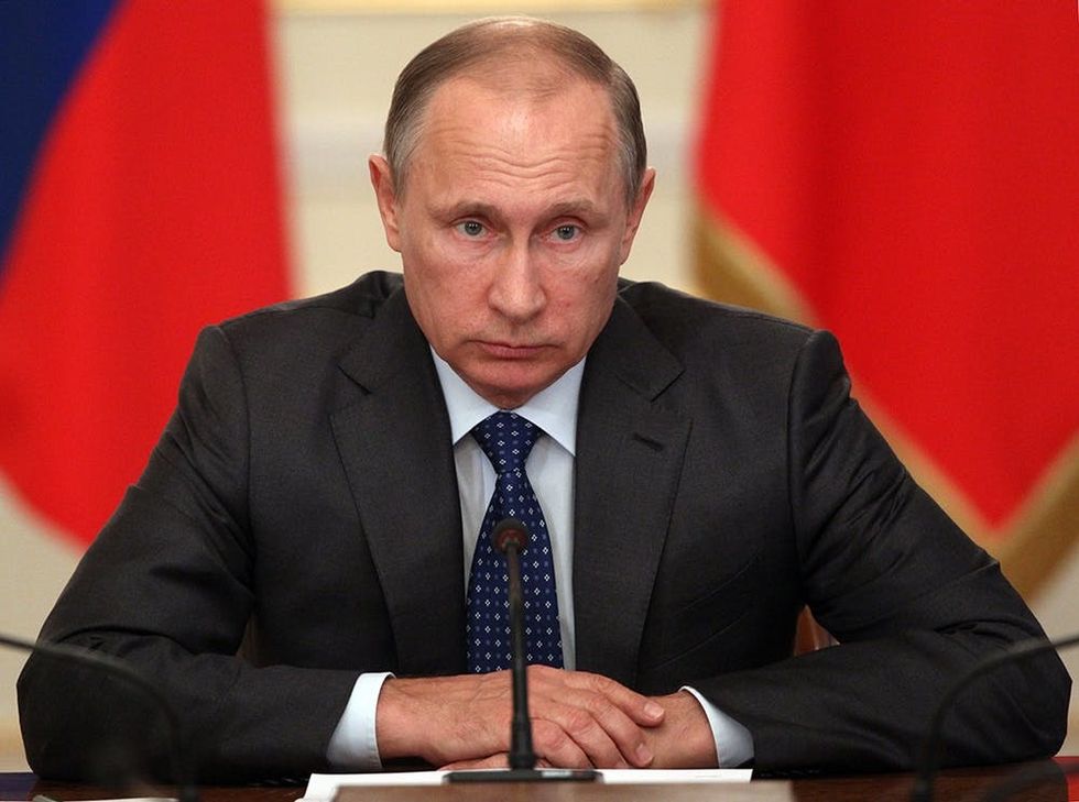 Russian President Vladimir Putin Holds Government Meeting