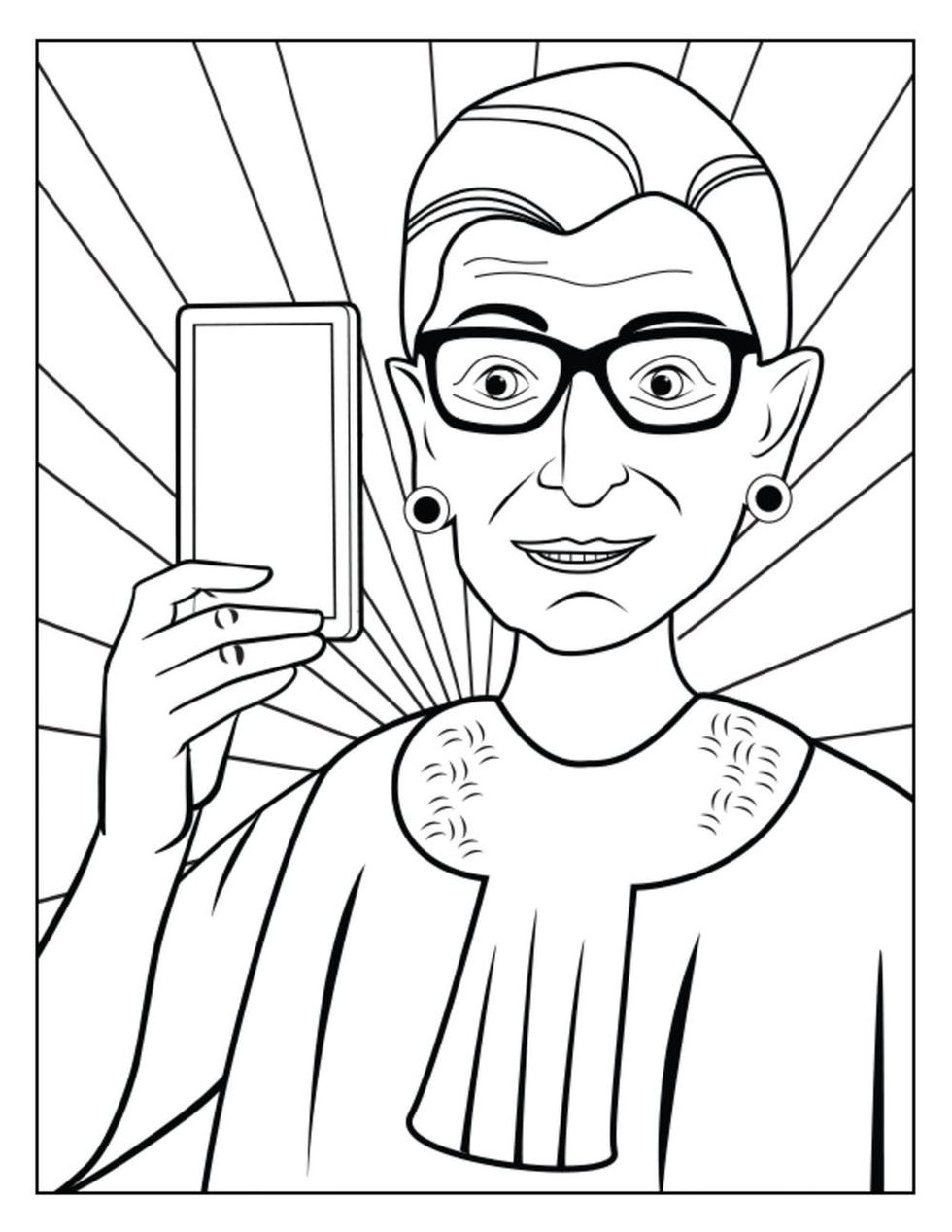 ruth bader ginsberg coloring book