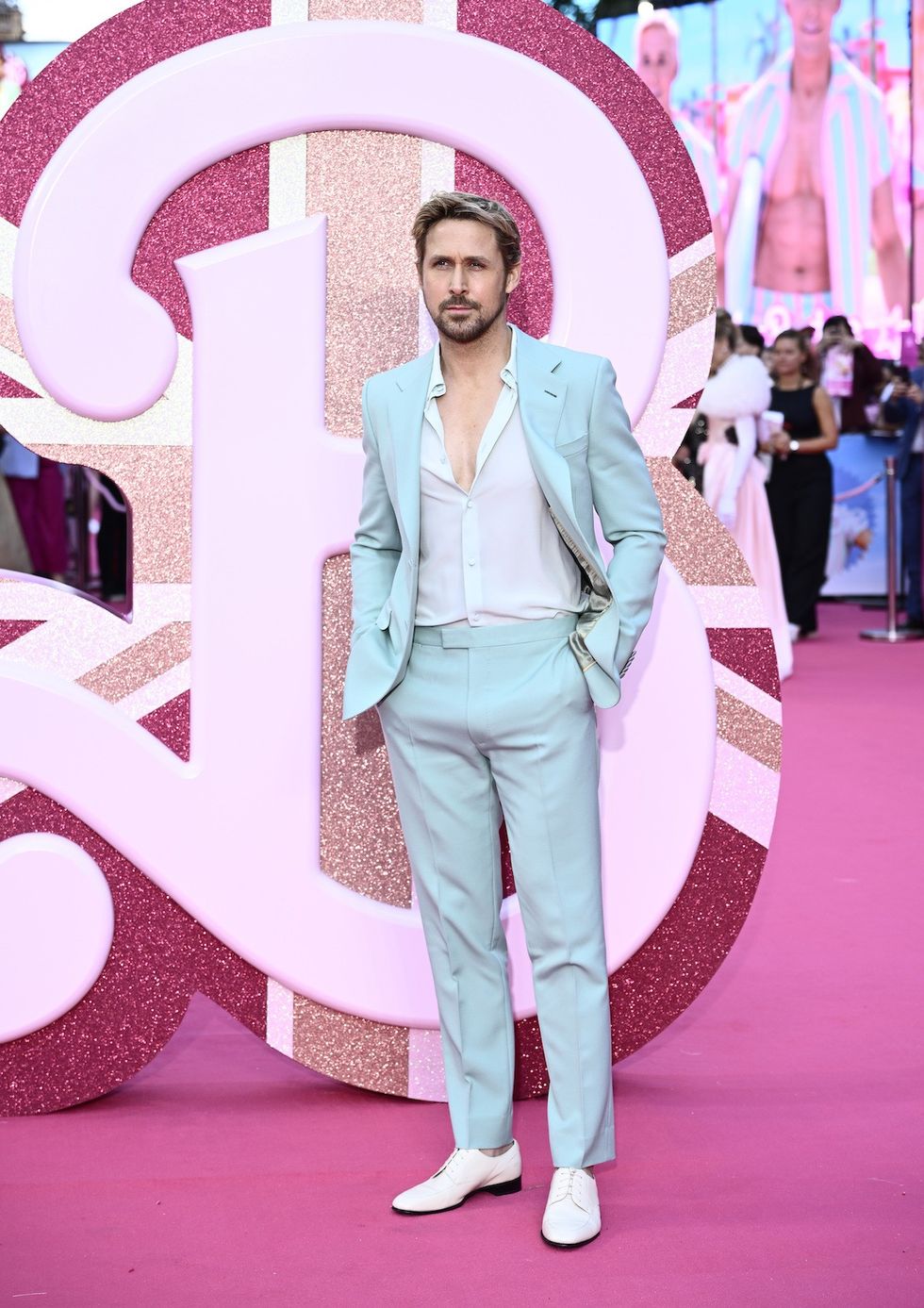 ryan gosling at the barbie premiere