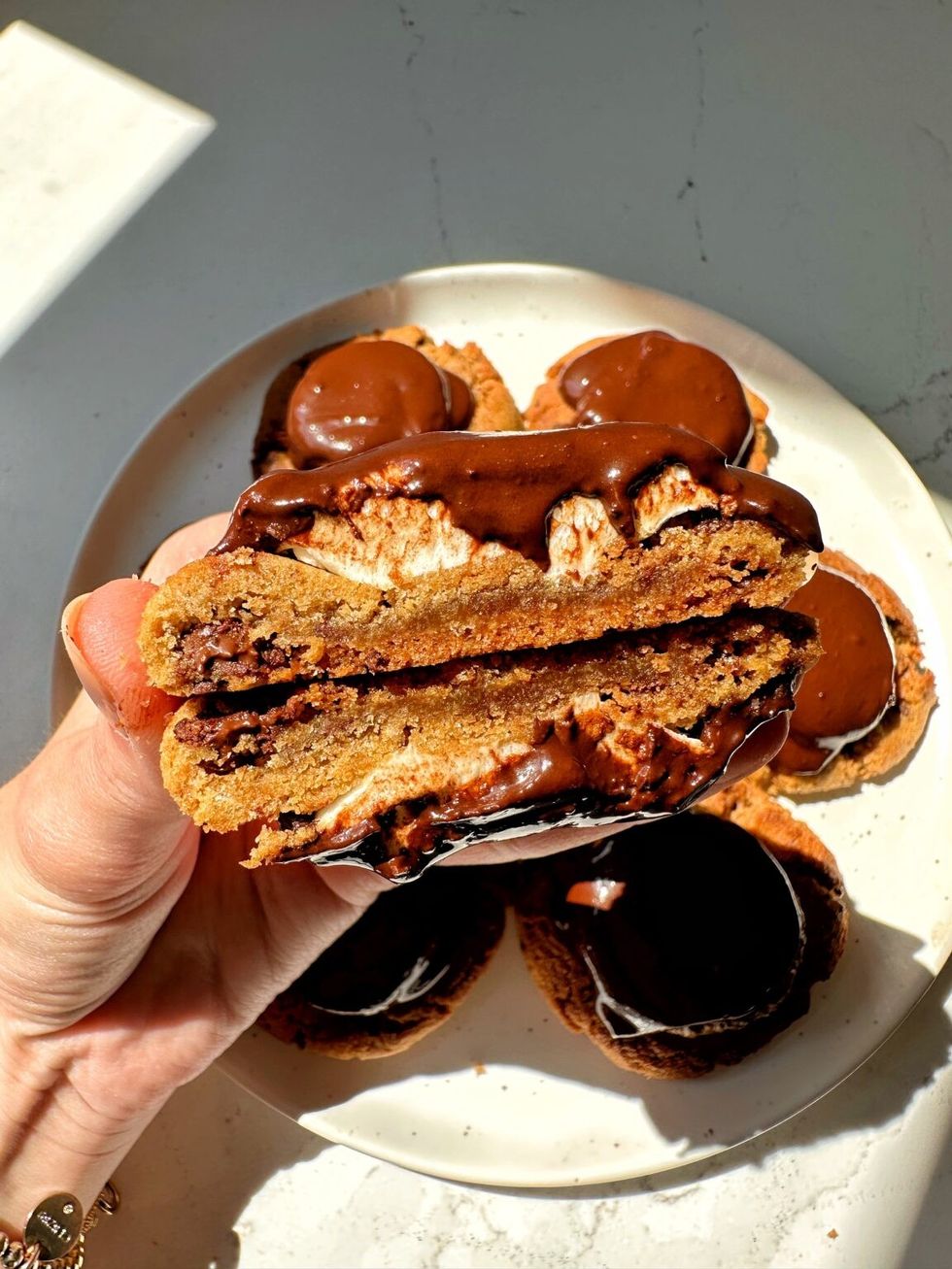 S'mores Chocolate Chip Cookies