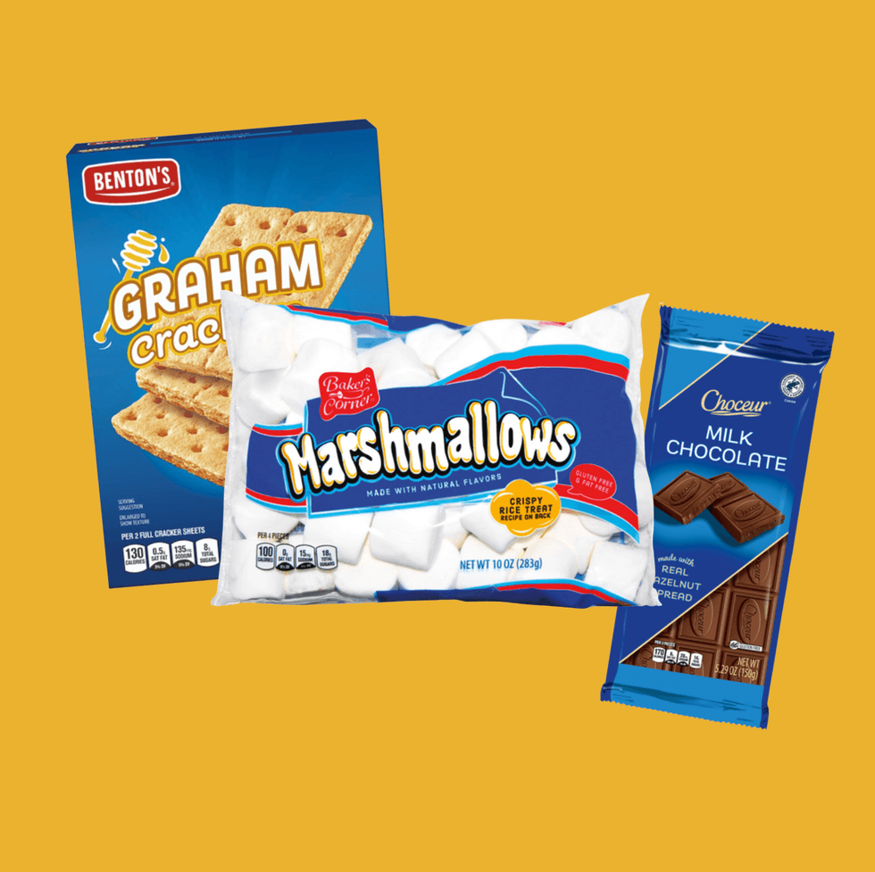 s'mores ingredients
