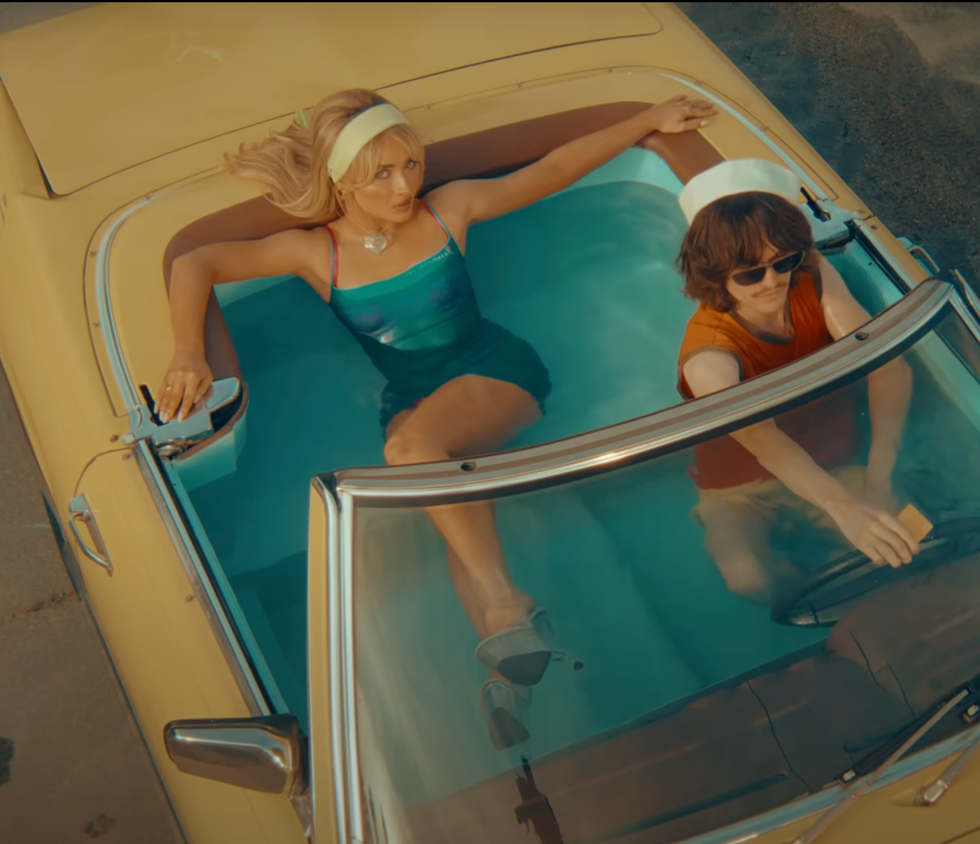 sabrina carpenter in the "espresso" music video